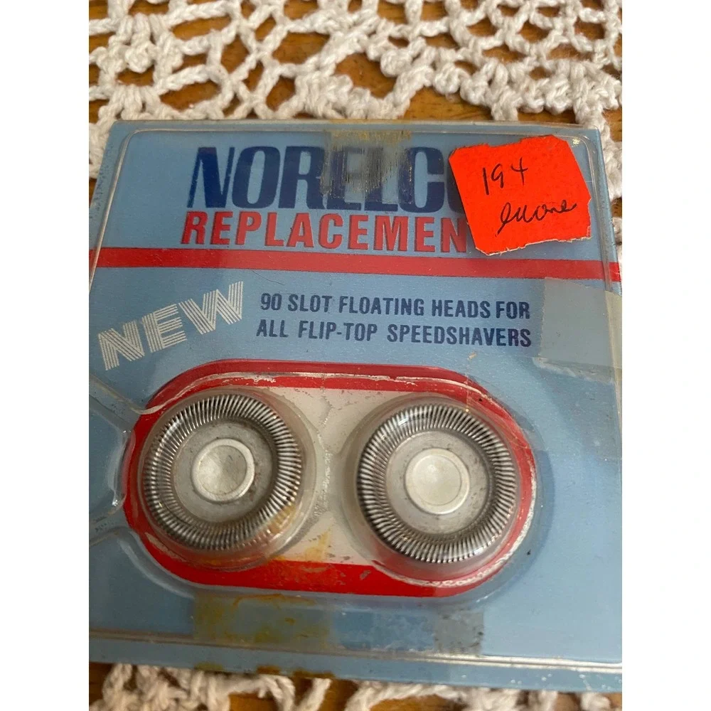 Norelco Replacement Heads 3 Floating Heads Flip-Top Shaver 90 Slot
